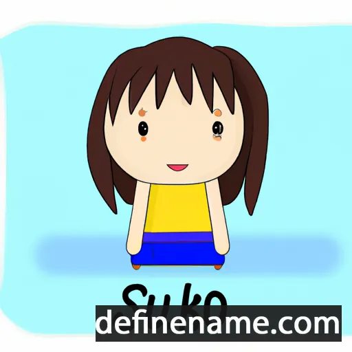 Suzuko cartoon