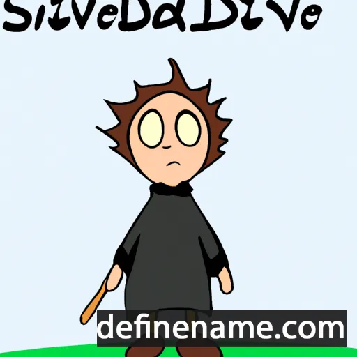 cartoon of the name Svæinhæiðr