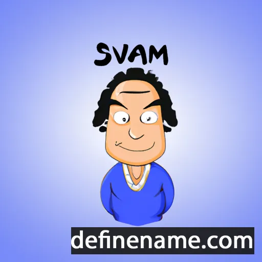 cartoon of the name Svami