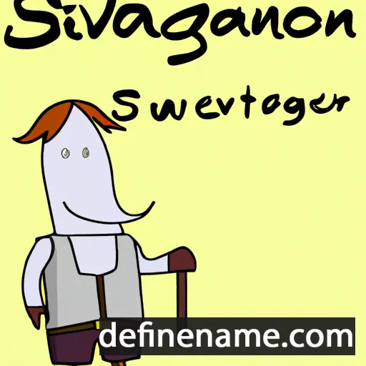 Svanborg cartoon