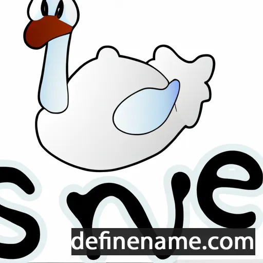 cartoon of the name Svane