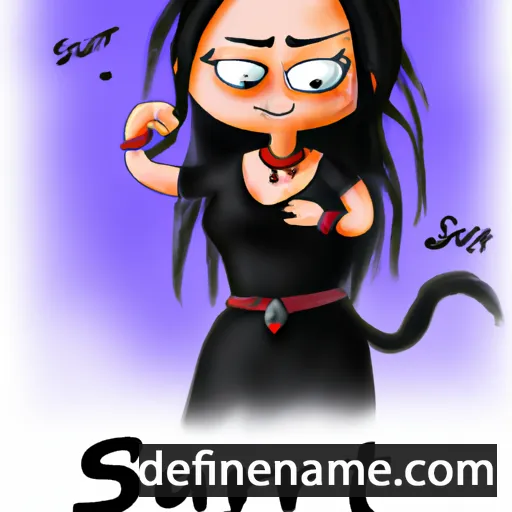 cartoon of the name Svarti