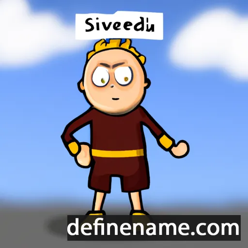 Sveindís cartoon