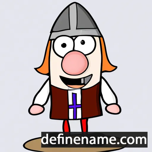 cartoon of the name Sveinþór