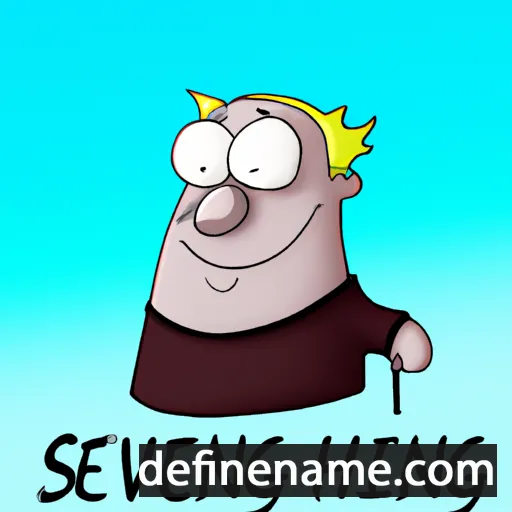 cartoon of the name Svenning