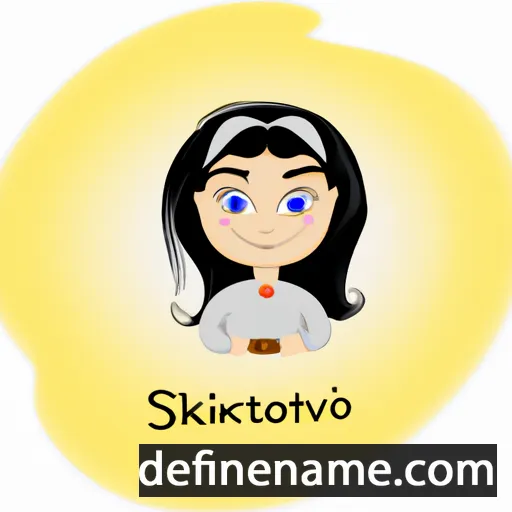 cartoon of the name Svetiko