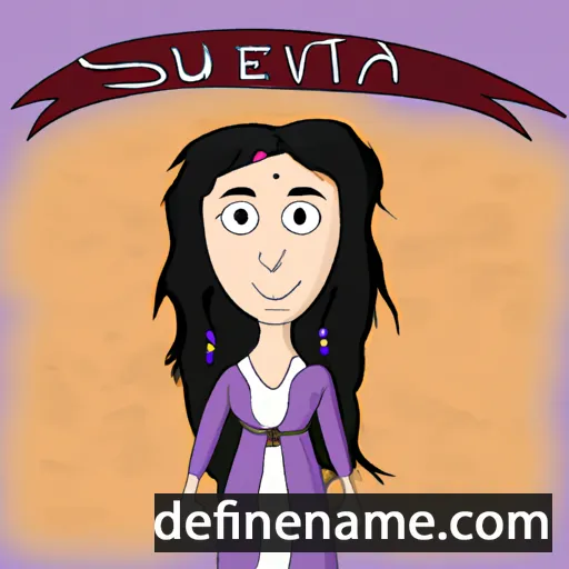 cartoon of the name Svetuna