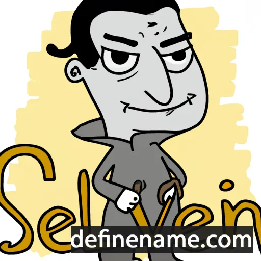 cartoon of the name Svilen