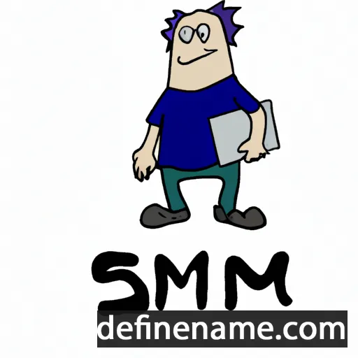 cartoon of the name Svimon