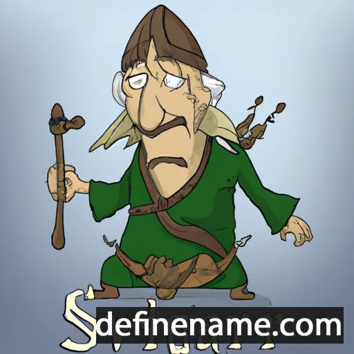 cartoon of the name Svipdagr