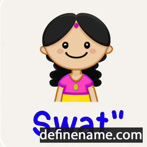 cartoon of the name Swaati