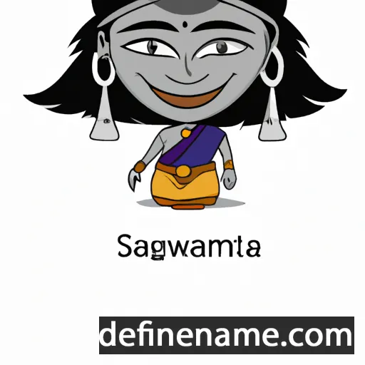 cartoon of the name Swagatalakshmi