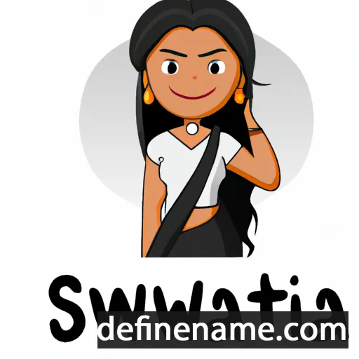 cartoon of the name Swagatika