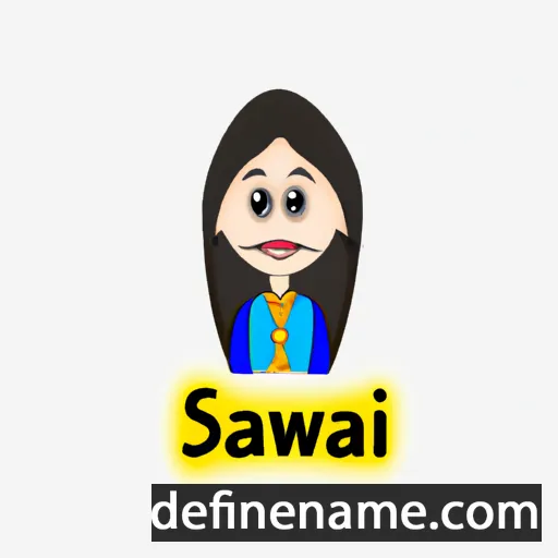 cartoon of the name Swajjal