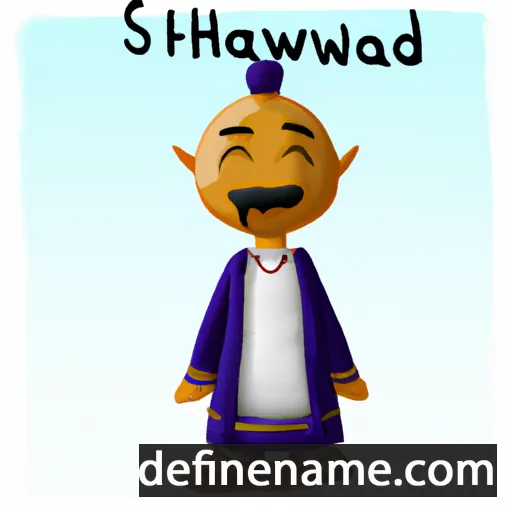 cartoon of the name Swanahild