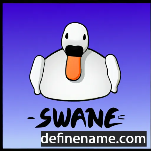 cartoon of the name Swanne