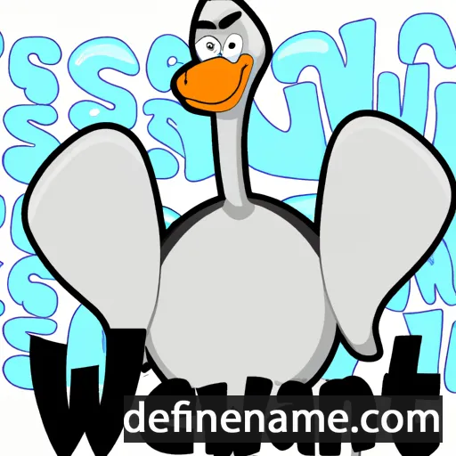 cartoon of the name Swannet