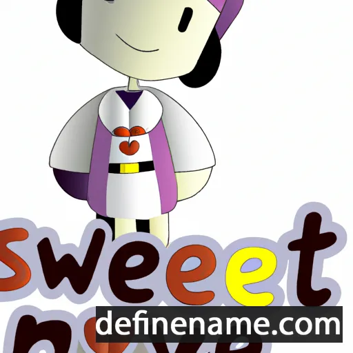 cartoon of the name Swetelove