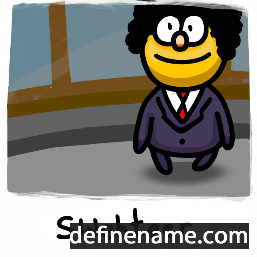 cartoon of the name Swithbert