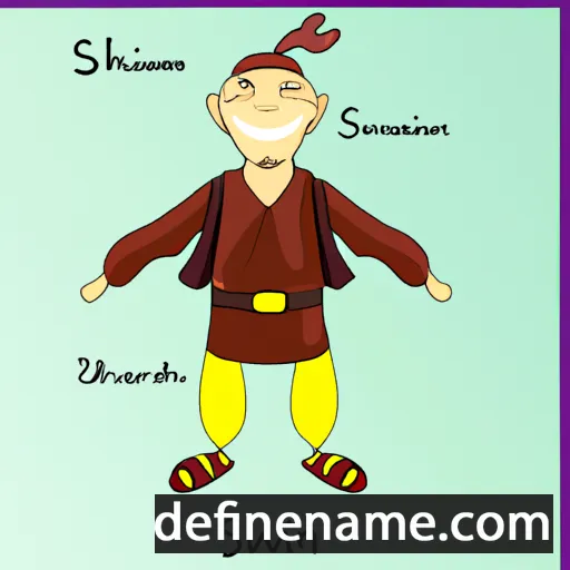 cartoon of the name Swithîn