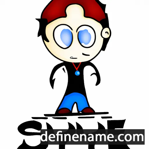 cartoon of the name Sy