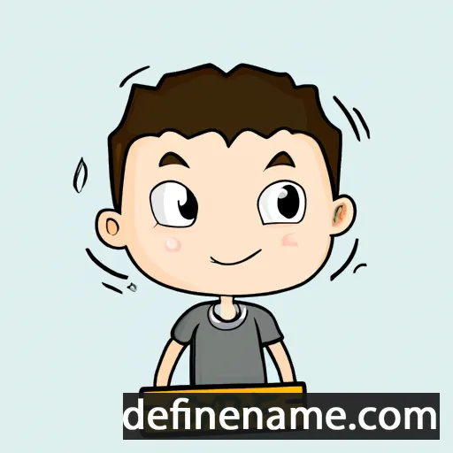 cartoon of the name Syarif