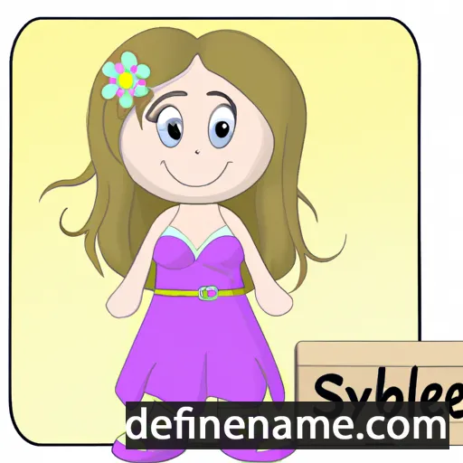 cartoon of the name Sybel