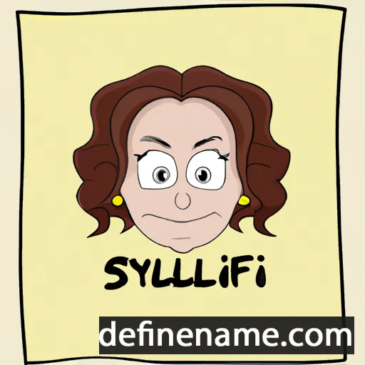 cartoon of the name Sybill