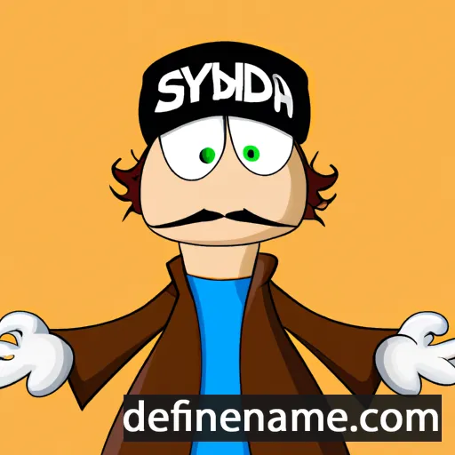 cartoon of the name Sybrand