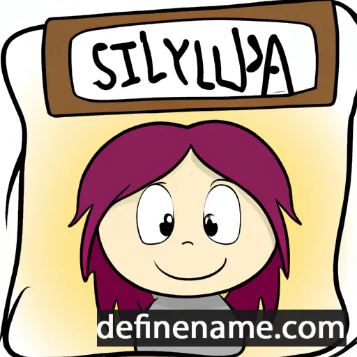 cartoon of the name Sybylla