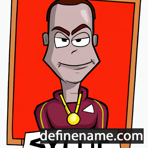 cartoon of the name Sydell