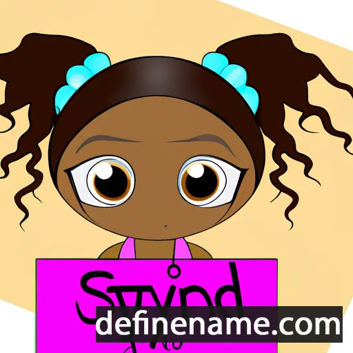 cartoon of the name Sydni