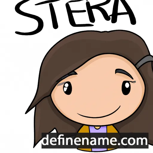 cartoon of the name Syierra