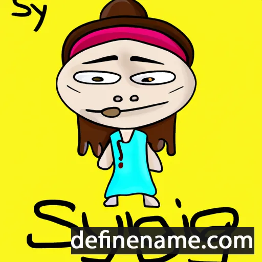 cartoon of the name Sying