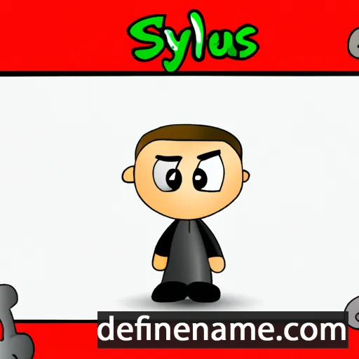 cartoon of the name Sylas