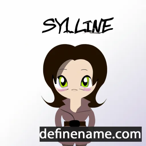 cartoon of the name Sylvanie