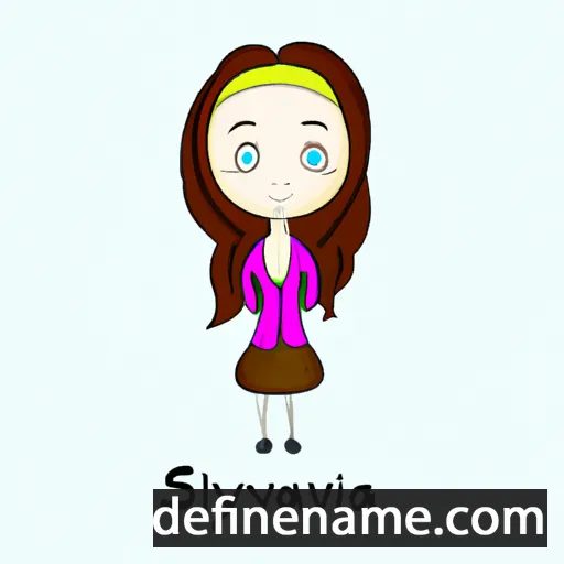 cartoon of the name Sylvanna