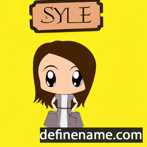 cartoon of the name Sylvère