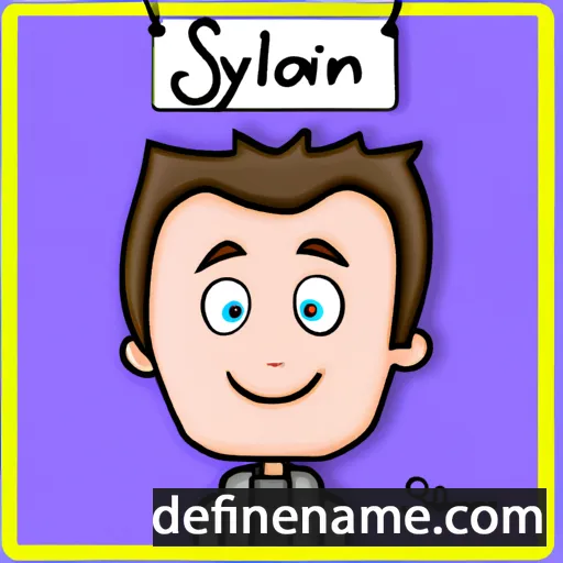 cartoon of the name Sylvian