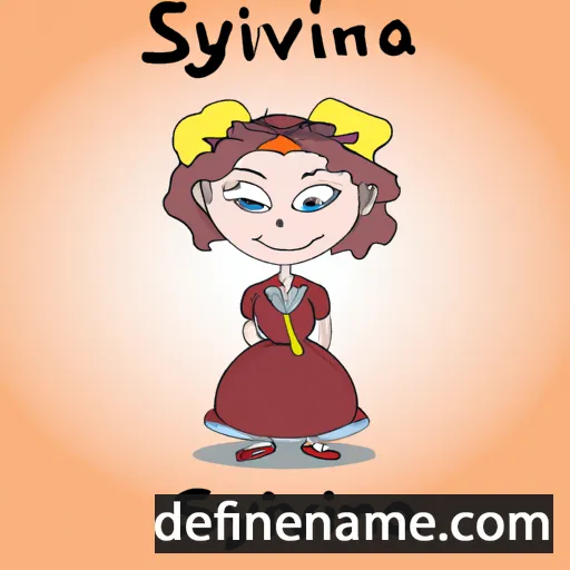 Sylvina cartoon