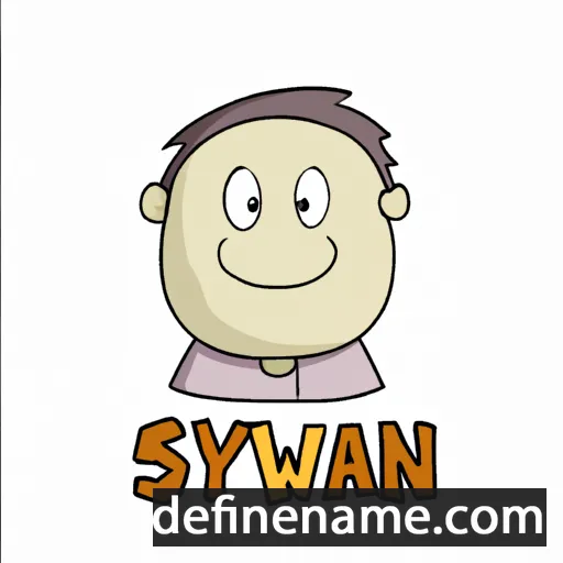 cartoon of the name Sylwan