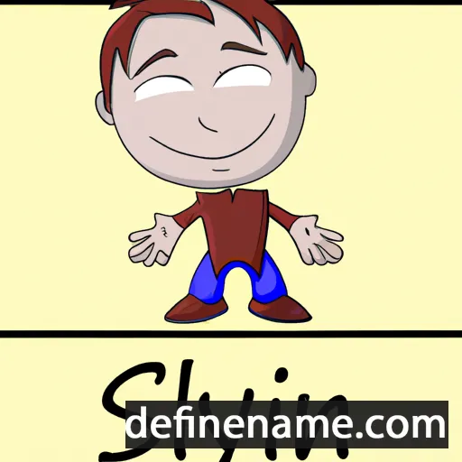 cartoon of the name Sylwin