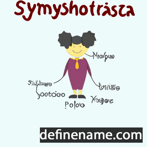 cartoon of the name Symforosa