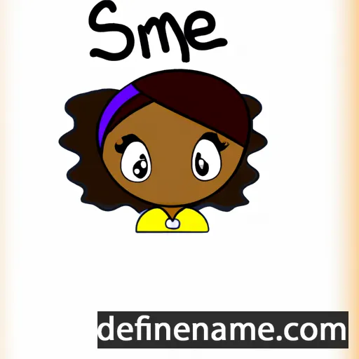 cartoon of the name Symonne