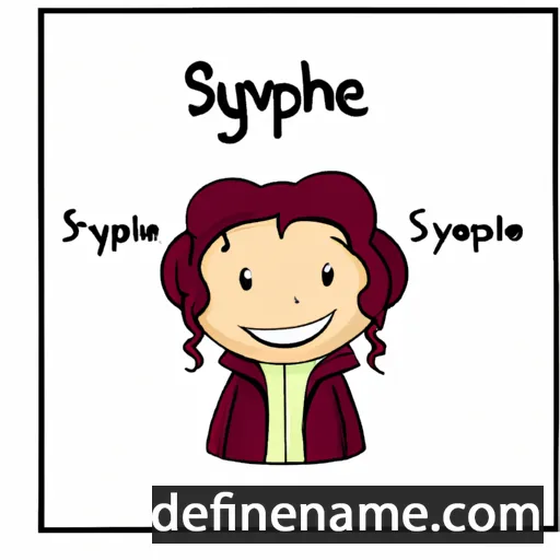 cartoon of the name Symphore