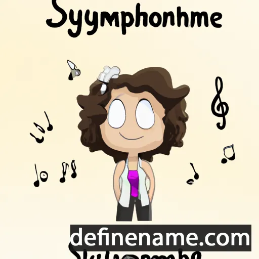 cartoon of the name Symphorienne