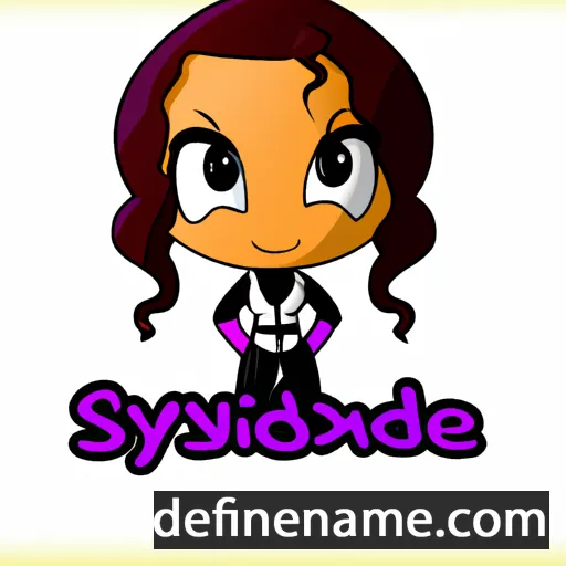 cartoon of the name Syndel