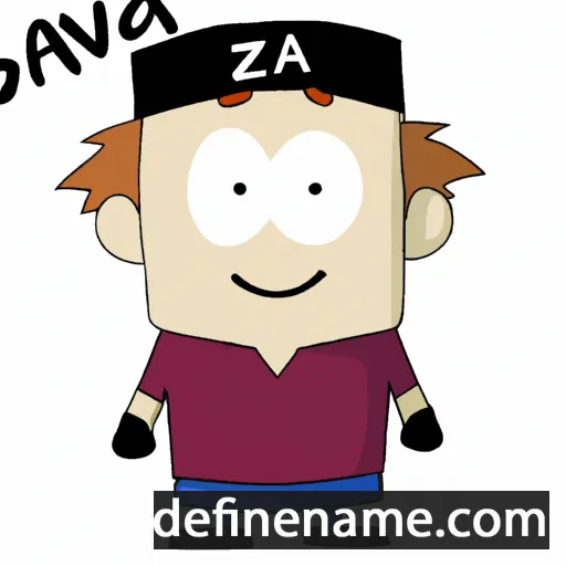 cartoon of the name Száva