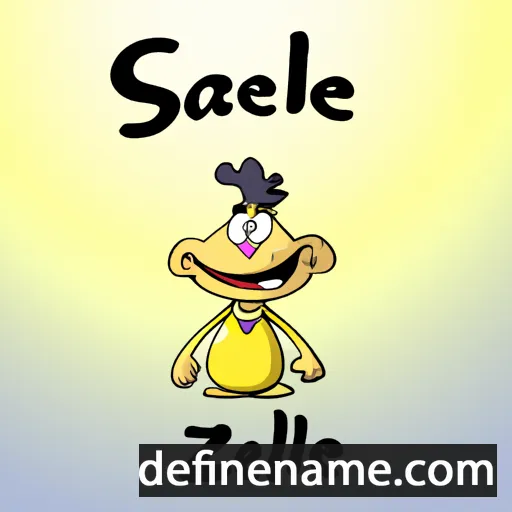 cartoon of the name Szaléz