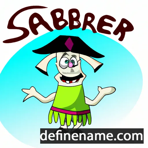 cartoon of the name Szarbel